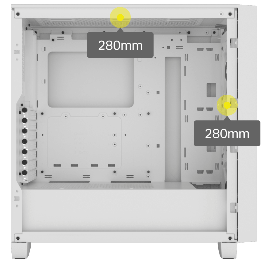 3000D RGB AIRFLOW Mid-Tower PC Case – White | CORSAIR